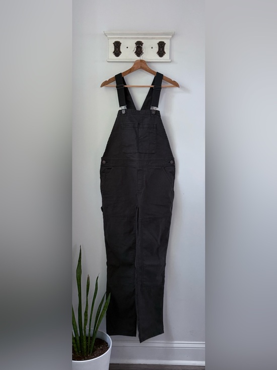 REI Pants - REI Cooperative Dark Gray Utility Jumpsuit Overalls Straight Leg Jean Denim